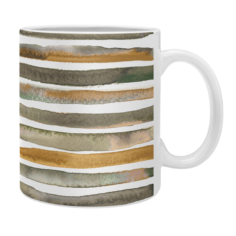 Ninola Design Watercolor stripes Natural Coffee Mug