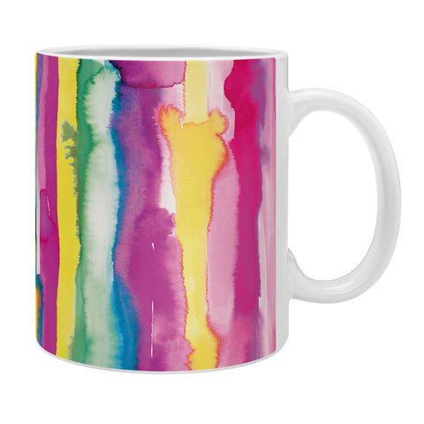 Ninola Design Watercolor Tropical Lines Coffee Mug