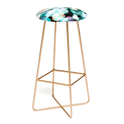 Ninola Design Watery coastal flowers Bar Stool