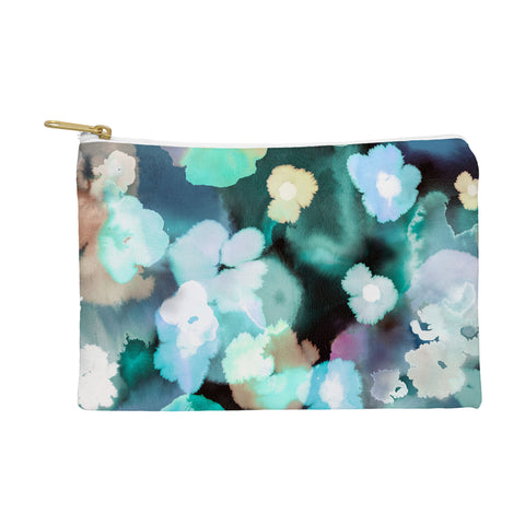Ninola Design Watery coastal flowers Pouch