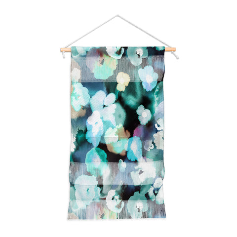 Ninola Design Watery coastal flowers Wall Hanging Portrait