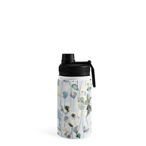 Ninola Design Watery flowers Neutral Water Bottle