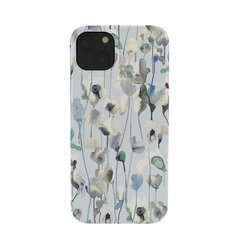 Ninola Design Watery flowers Neutral Phone Case