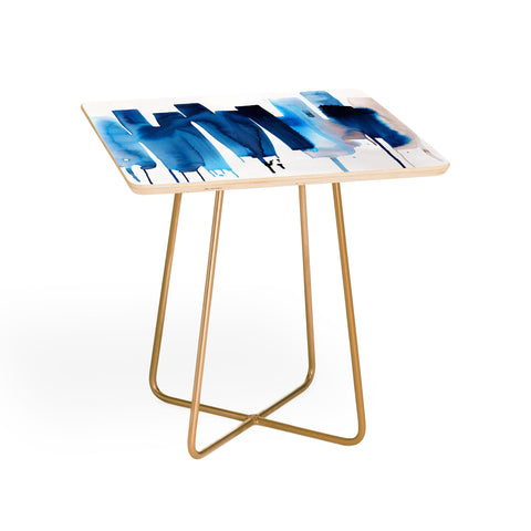 Ninola Design Watery stripes Blue Side Table
