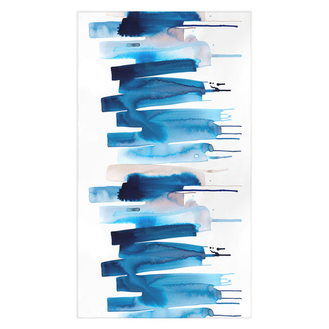 Ninola Design Watery stripes Blue Tablecloth