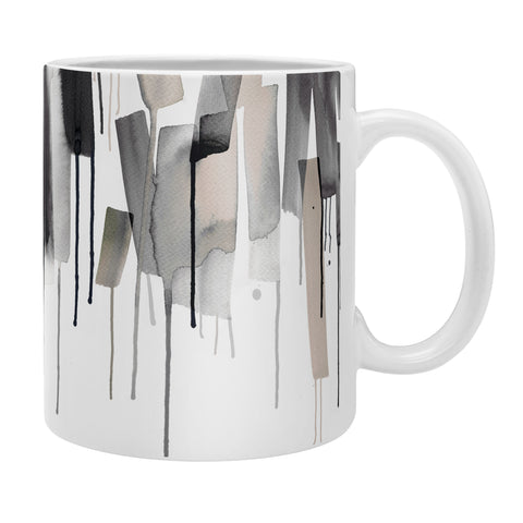 Ninola Design Watery stripes border Black Coffee Mug