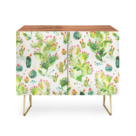 Ninola Design Western Cacti Natural Credenza