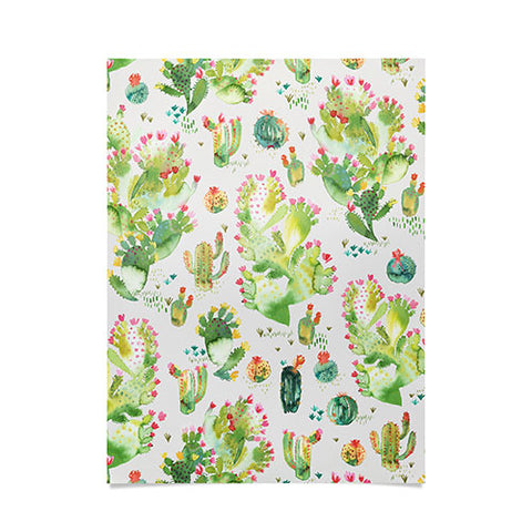 Ninola Design Western Cacti Natural Poster