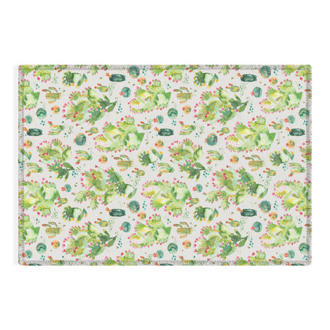 Ninola Design Western Cacti Natural Outdoor Rug