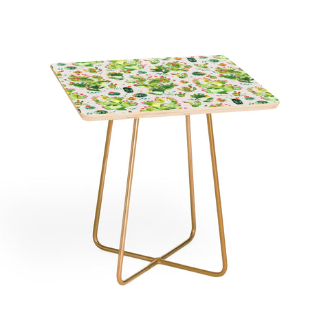 Ninola Design Western Cacti Natural Side Table