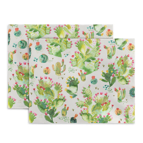 Ninola Design Western Cacti Natural Placemat