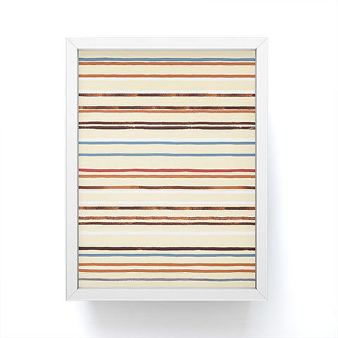 Ninola Design Western Stripes Framed Mini Art Print