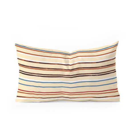 Ninola Design Western Stripes Oblong Throw Pillow