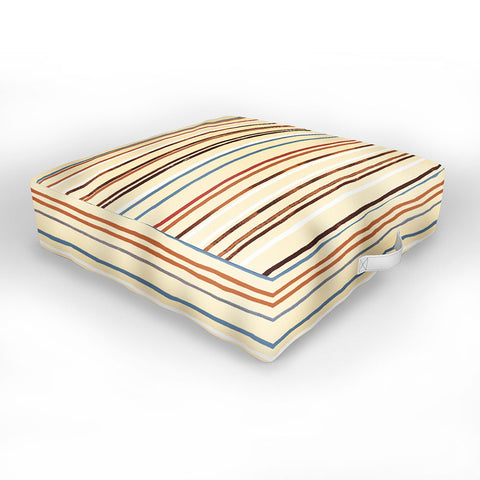 Ninola Design Western Stripes Outdoor Floor Cushion