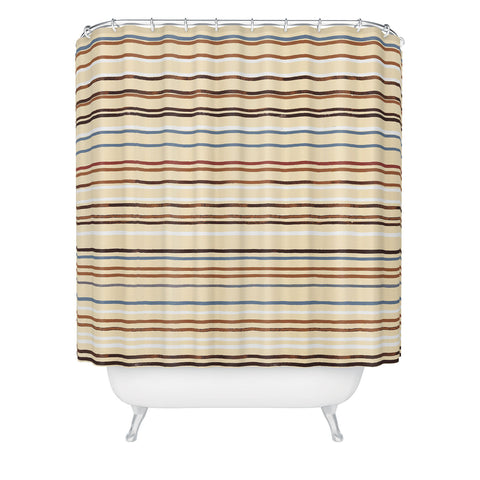 Ninola Design Western Stripes Shower Curtain