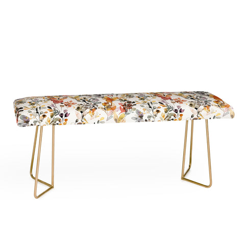 Ninola Design Wild grasses Rustic Organic holiday Bench