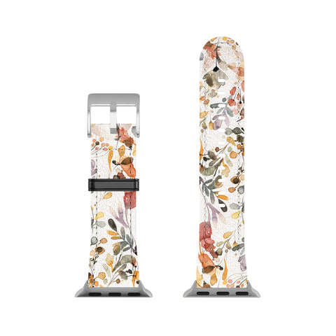 Ninola Design Wild grasses Rustic Organic holiday Apple Watch Band