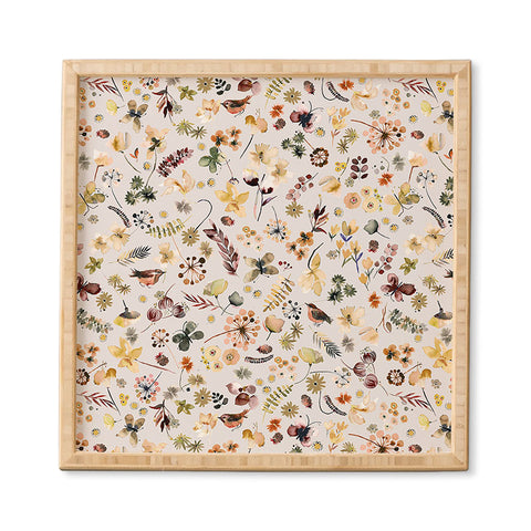 Ninola Design Wild nature Countryside Beige Framed Wall Art