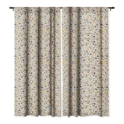 Ninola Design Wild nature Countryside Beige Blackout Window Curtain
