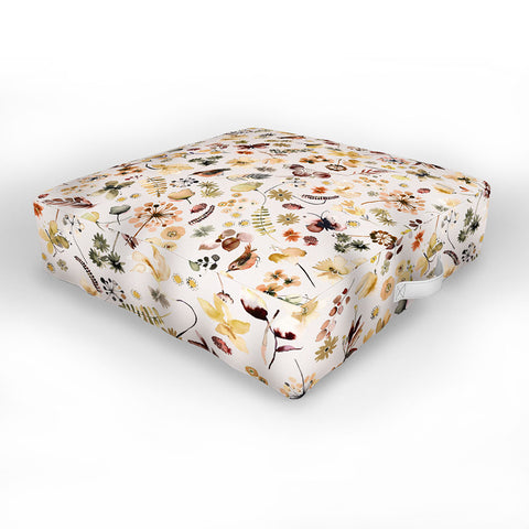 Ninola Design Wild nature Countryside Beige Outdoor Floor Cushion