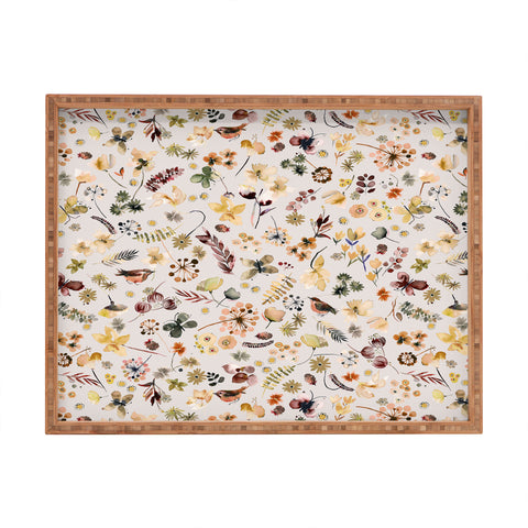 Ninola Design Wild nature Countryside Beige Rectangular Tray