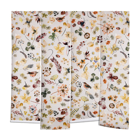 Ninola Design Wild nature Countryside Beige Wall Mural