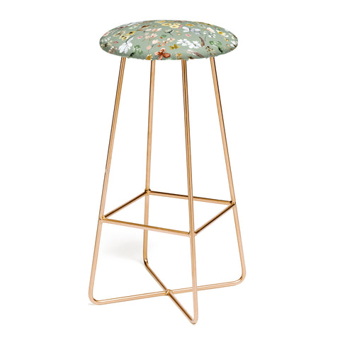 Ninola Design Wild nature Countryside Green Bar Stool