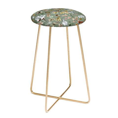 Ninola Design Wild nature Countryside Green Counter Stool