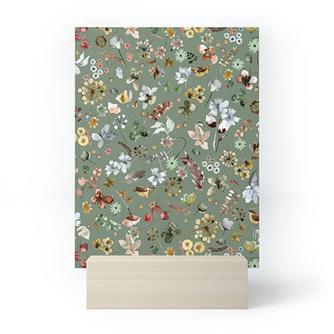 Ninola Design Wild nature Countryside Green Mini Art Print