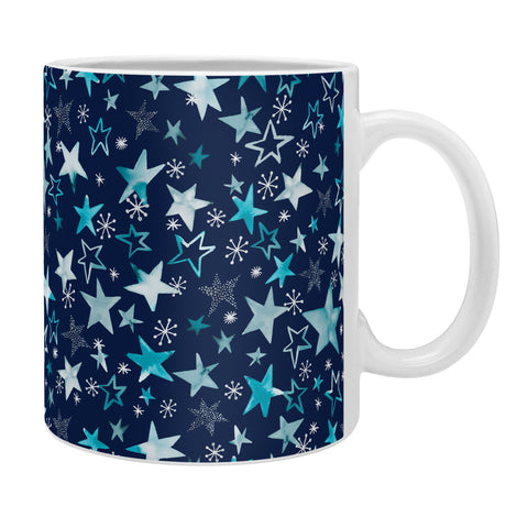 Ninola Design Winter stars classic navy Coffee Mug