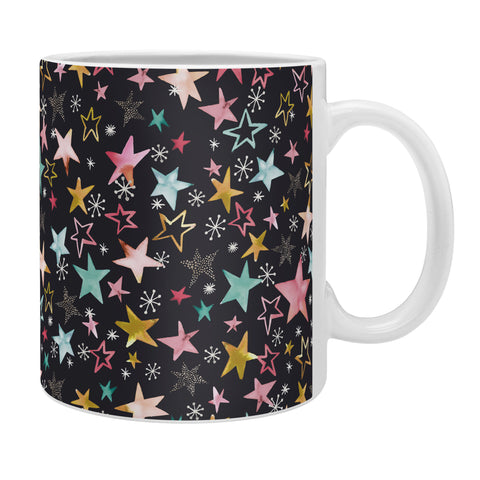 Ninola Design Winter stars modern holiday Coffee Mug
