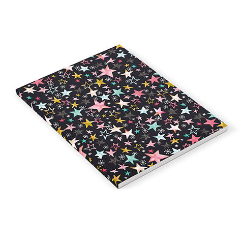Ninola Design Winter stars modern holiday Notebook