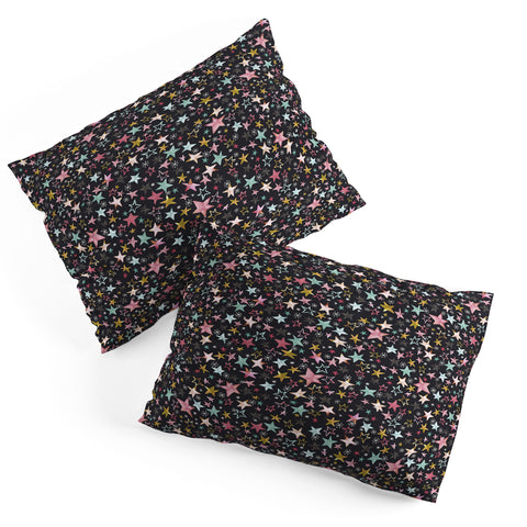 Ninola Design Winter stars modern holiday Pillow Shams
