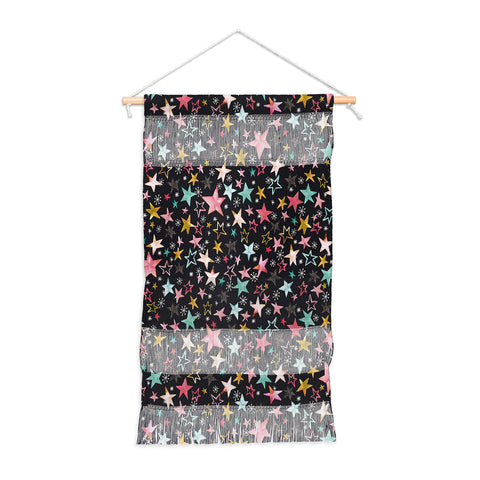 Ninola Design Winter stars modern holiday Wall Hanging Portrait