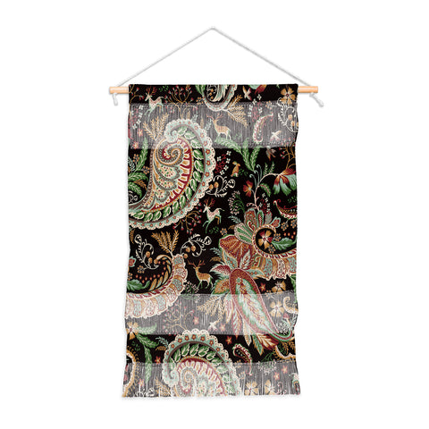 Ninola Design Woodland Paisley Black Wall Hanging Portrait