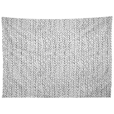 Ninola Design Wool Braids Drawing Tapestry