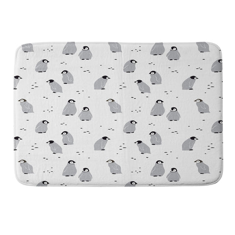 Noristudio Baby Emperor Penguins Memory Foam Bath Mat