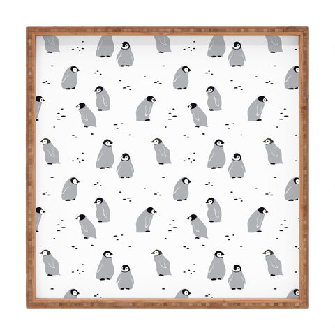 Noristudio Baby Emperor Penguins Square Tray