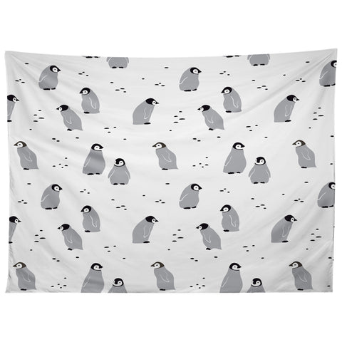 Noristudio Baby Emperor Penguins Tapestry