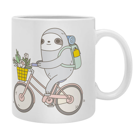 Noristudio Biking Sloth Coffee Mug
