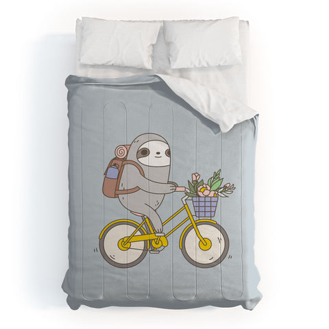 Noristudio Biking Sloth Comforter