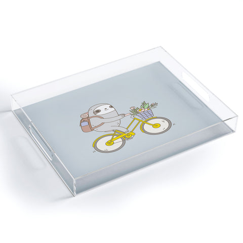 Noristudio Biking Sloth Acrylic Tray