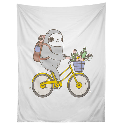 Noristudio Biking Sloth Tapestry