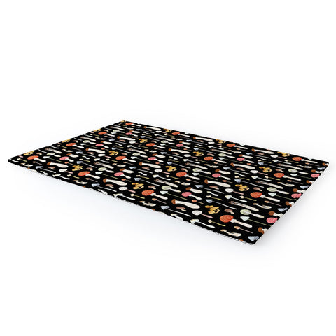 Noristudio Dreamy Mushrooms Pattern Area Rug