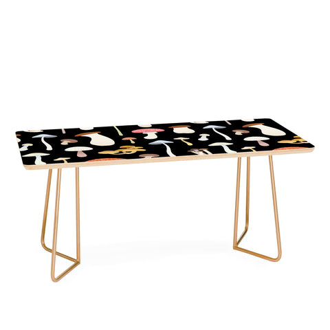 Noristudio Dreamy Mushrooms Pattern Coffee Table