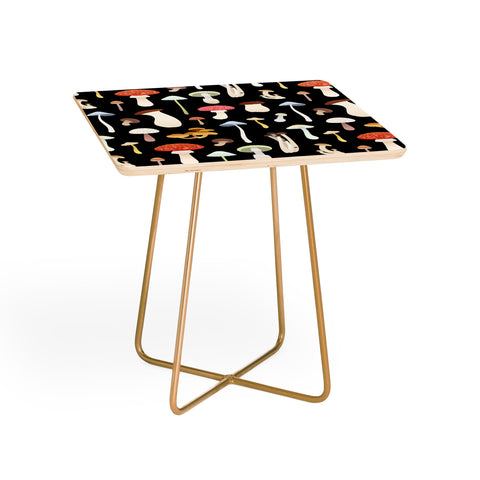 Noristudio Dreamy Mushrooms Pattern Side Table