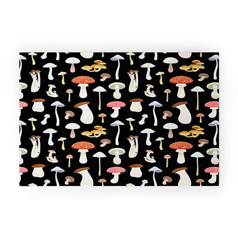 Noristudio Dreamy Mushrooms Pattern Welcome Mat