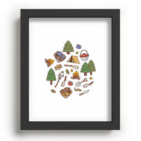 Noristudio Summer Camp Pattern Recessed Framing Rectangle