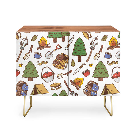 Noristudio Summer Camp Pattern Credenza