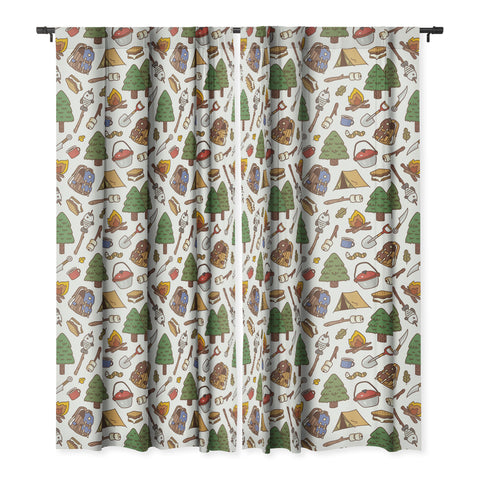 Noristudio Summer Camp Pattern Blackout Window Curtain